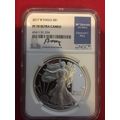 2017 1 OZ SILVER AMERICAN EAGLE NGC PF70 ultra ...