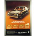 1974 Austin Marina Car Ad - The gas-saving Marina. Just look at what went into