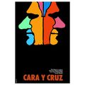 Movie Poster for Polish film CARA y Cruz.Colorf...
