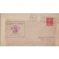 ZAYIX US Planty 704/715-84 FDC Purple ink stamp...