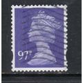 GB 2014 QE2 97p Bluish Violet security Machin (...