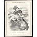 A LONG DISTANCE SWIM 1891 Sir John Tenniel - Wi...