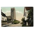 Kersey Church, Suffolk, Postcard.