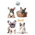 French Bulldog Stickers-Scrapbooking Journal an...