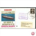 GB Cover 1967 - Queen Mary last arrival Southam...