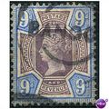 1887 SG209 9d Dull Purple/Blue Fine-Usd