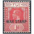 Fiji 1915 SG139a 1d Bright Scarlet WAR STAMP Mo...
