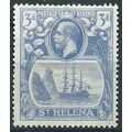 St Helena 1923 SG101 3d Bright Blue Mounted Min...