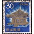 JAPAN, Temple, Chusonji Hiraizumi, blue 1968, 3...