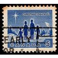 Canada 1964 Christmas 5c Used Stamp