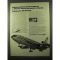 1971 McDonnell Douglas DC-10 Jet Ad - Jetliners