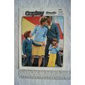 1976 Copley 9087 family cardigans, DK