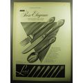 1958 Lunt Rose Elegance Silverware Advertisement