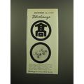 1959 Takashimaya Mikimoto Cuff Links Advertisement