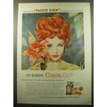 1959 Du Barry Color Glo Hair Coloring Ad - You'll be wild about Tiger Lily