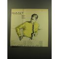 1959 Gant Shirts Ad - Button down Oxford