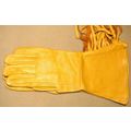 Western Fringed Deerskin Gloves Gauntlet Style ...