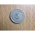 1914d 5 Pfennig Germany Empire Coin
