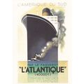 Cassandre L'Atlantique Poster Postcard unused VGC
