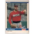 1984 Fleer baseball card #71 Mike Squires - Whi...