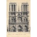 75 - Paris - Notre Dame - façade