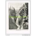THE VALSORY FALLS, FRANCE, Book Illustration c1895