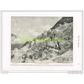 THE MANDRONI GLACIER, ITALY, Book Illustration ...