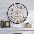 Large Picture Frames Collage Wall Clock, Vintag...