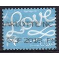 USA 2017 Love - Skywriting Forever Used
