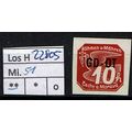 Los H22805: Böhmen & Mähren Mi. 51 **