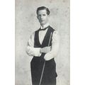 One Handed Old Pool Champion Old Photo Postcard...