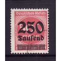 GERMANY 1923 250T on 500M PINK SG 292 FINE USED#2