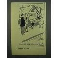 1946 Cartoon by James Mack - Beg For His Food