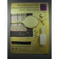 1981 Asprey Ad - Silk Scarf, Six Piece Gold Brush Set