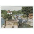 Goring Lock on the River Thames Postcard