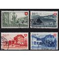 SCHWEIZ SWITZERLAND [1948] MiNr 0508-11 ( O/use...