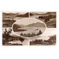 LOCH LOMOND. SCOTLAND multiview used vintage po...