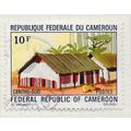 CAMEROUN CAMEROONS 1972 TRADITIONAL HOUSES SOUT...