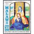 Malawi QEII 1972 Xmas 30t virgin child st Anne ...