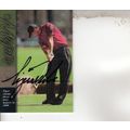 TIGER WOODS ROOKIE 2001 AUTOGRAPHED PGA GOLF TO...