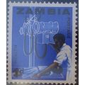 Zambia QEII 1964 1d Health Radiographer Mounted...
