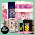 kit print 1500 sublimation on mug t-shirts tumb...