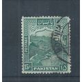 Pakistan stamps. 1948 15r Khyber Pass 15r used....