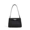 Women Retro Genuine Leather Handbag Black