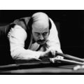 Willie Thorne Carefully Taking Crucial Snooker ...