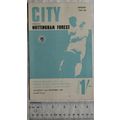 1967 programme Manchester City v. Nottingham Fo...