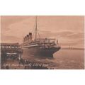 Cunard Liner R.M.S Mauretania Leaving Landing S...
