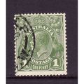 AUSTRALIA 1931 SG 125 1d GREEN FINE USED
