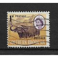 SouthernRhodesia.SG93 1d African Buffalo.Fine U...