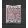 Gibraltar.SG41 2d Brown-Purple and Ultramarine....